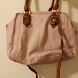 Light Pink Medium Size Leather Purse